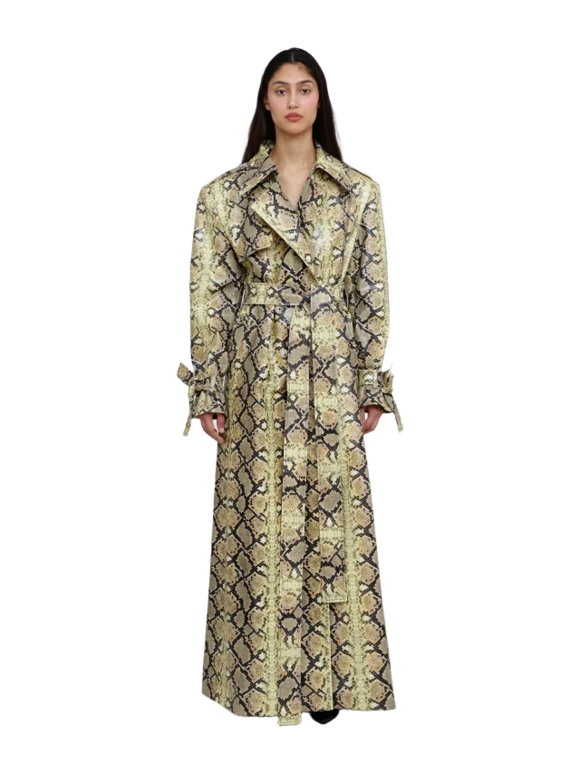 Kim Shui SNAKE TRENCH Coat