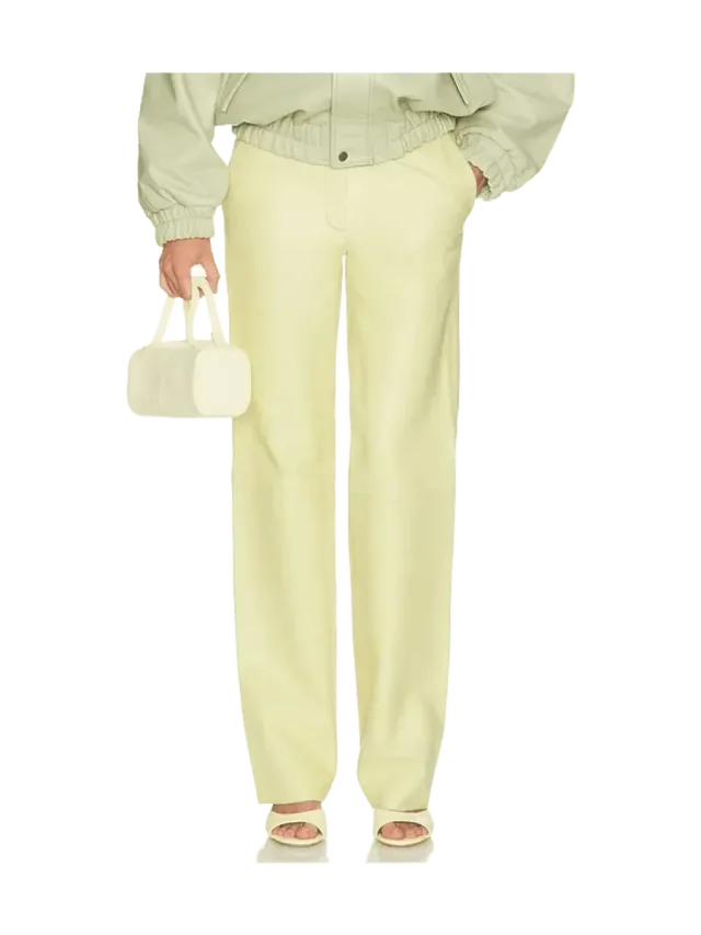 Helsa Soft Lamb Leather Pants