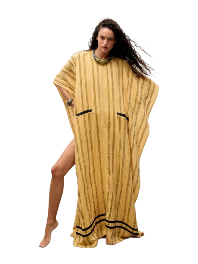 Anim Soli Multicolored Maxi Poncho