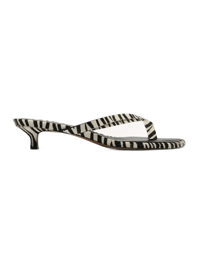 Nelson Made Sonni Kitten Heel Zebra