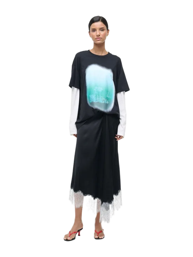 Staud Sonoma Silk Skirt