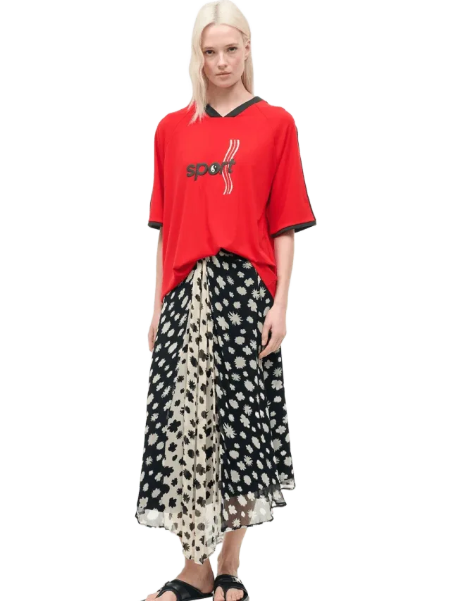 Staud SONOMA SKIRT | DITSY MULTI