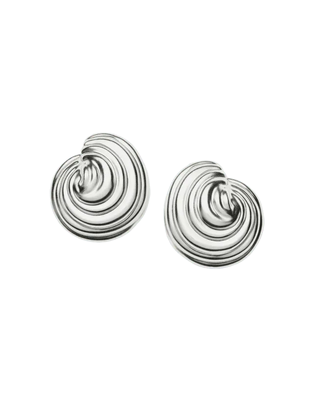 Missoma Spiral Dome Oversized Stud Earrings