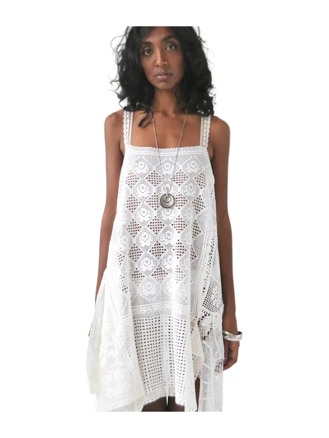 Concept A Label Stellar Knee-Length Vintage Lace Midi Dress