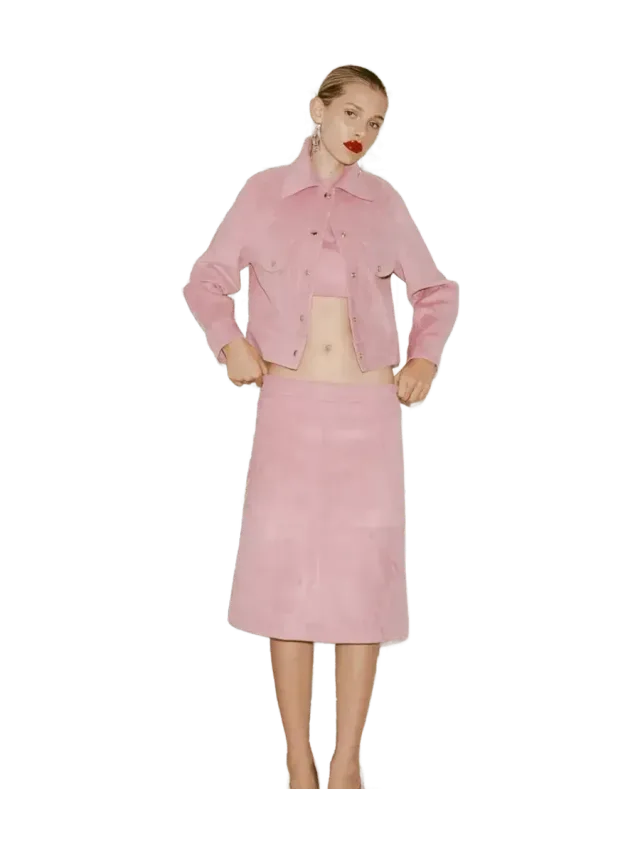 Modalità Vacanza Stevie Jacket | Blush Suede