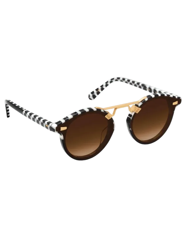Krewe STL NYLON Sunglasses Domino to Black 24K