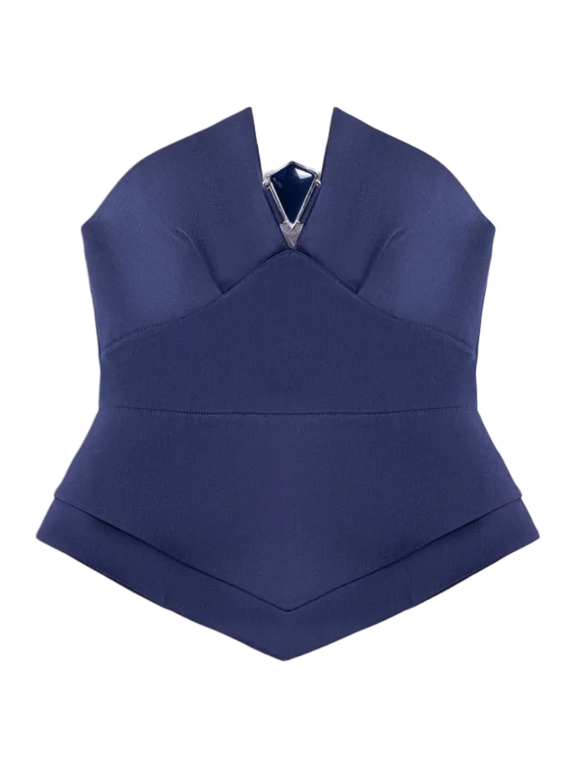 Nocturne Strapless Sculpted Bustier Top