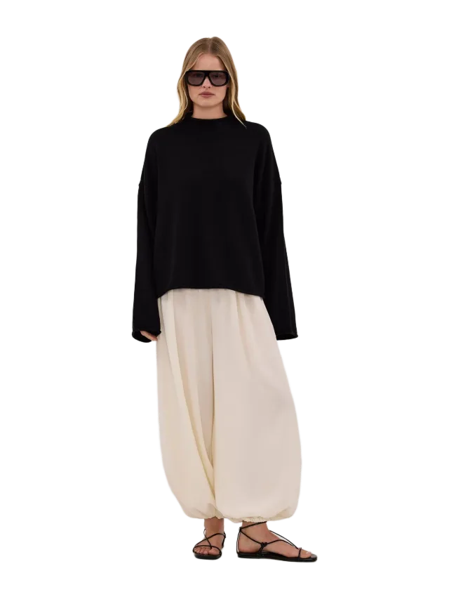 Dissh TARIAN BLACK KNIT JUMPER