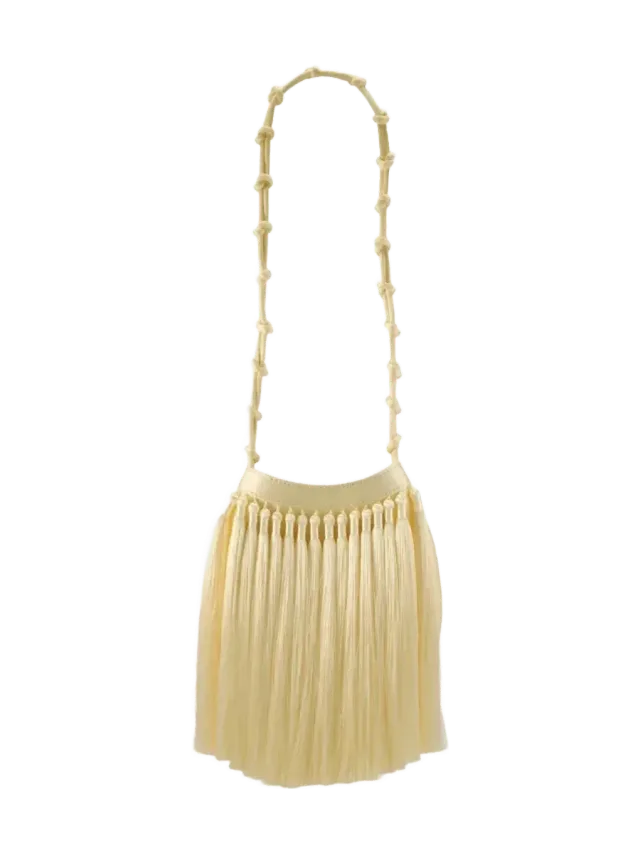 Simon Miller Tassel Knotty Bag In Butter