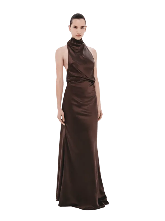 Misha The Cameron Satin Dress