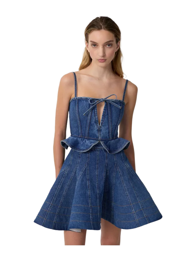 AKNVAS The Kalle Skirt in Deep Blue