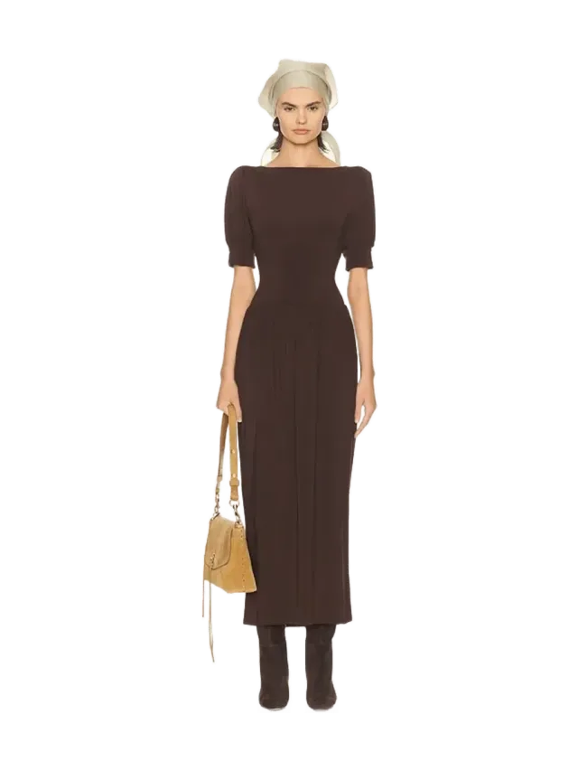 Helsa The Simone Tie Back Jersey Dress