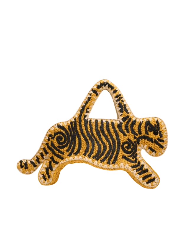 Simon Miller Tiger Bag In Orange/Black