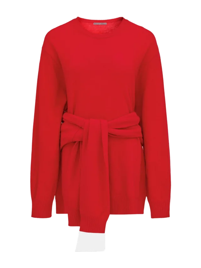 Source Unknown Tio Extra Shawl Sweater, Red