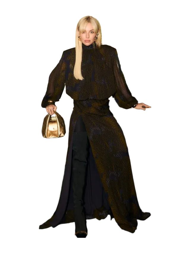 Muma World Tomb Python Quilla Maxi Dress