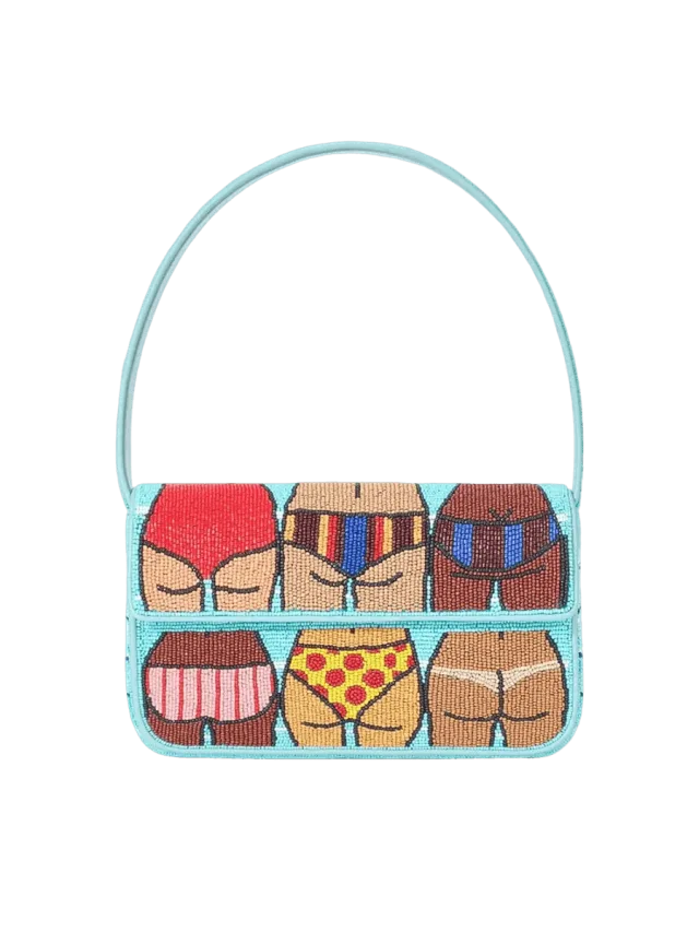 Staud TOMMY BEADED BAG | BEACH BUMS