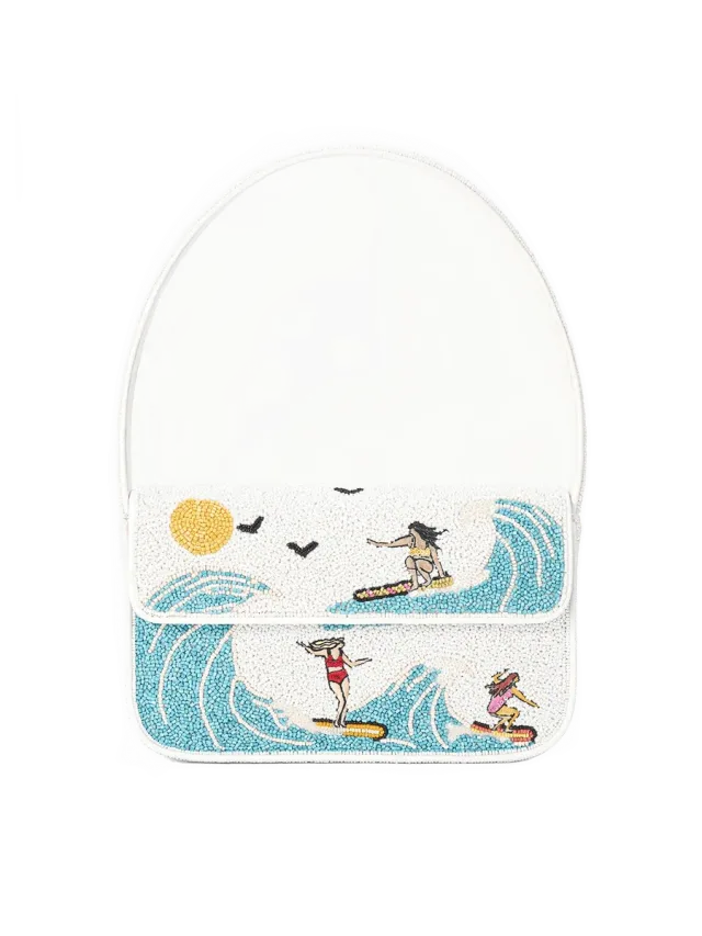 Staud TOMMY BEADED BAG | SURF BABES