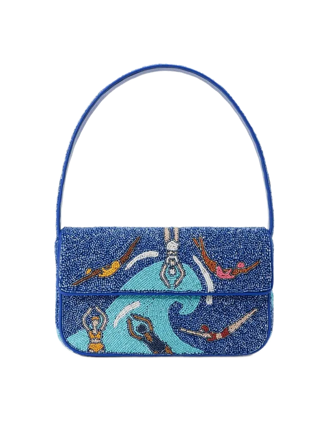 Staud TOMMY BEADED BAG | SWIMMERS