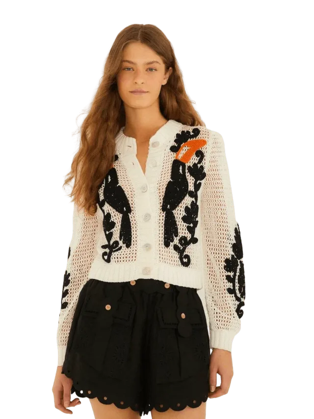 Toucan Crochet Cardigan