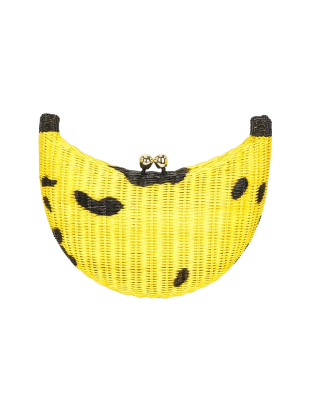 Serpui Tropical Banana Clutch