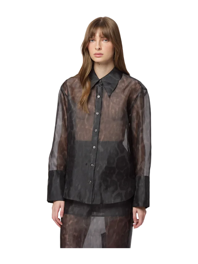Apparis Tyra Organza Leopard Shirt