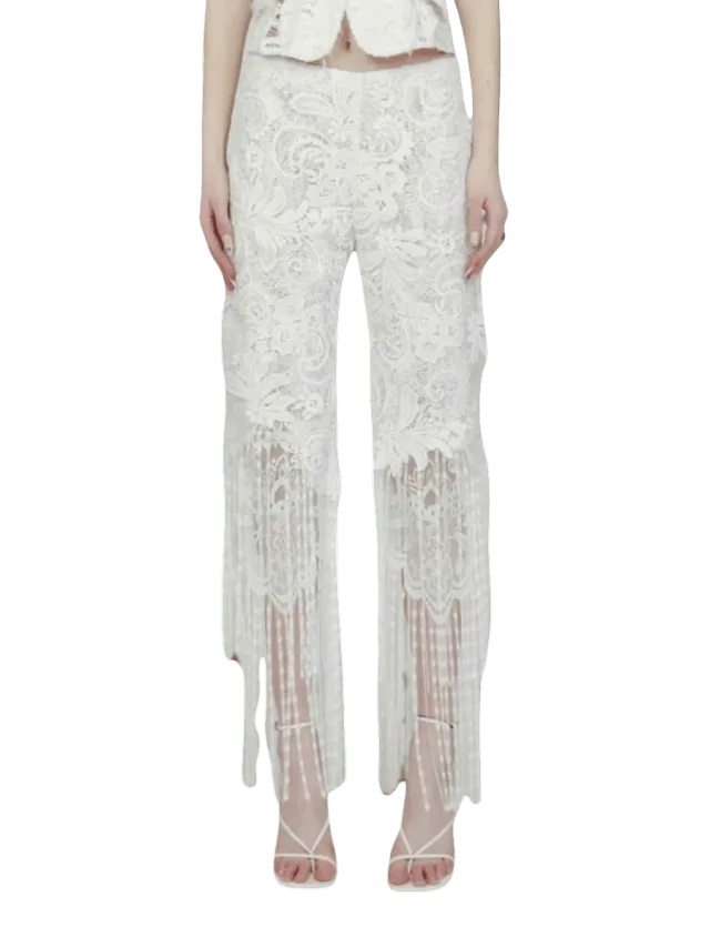 Kim Shui Valentine Guipere Pant
