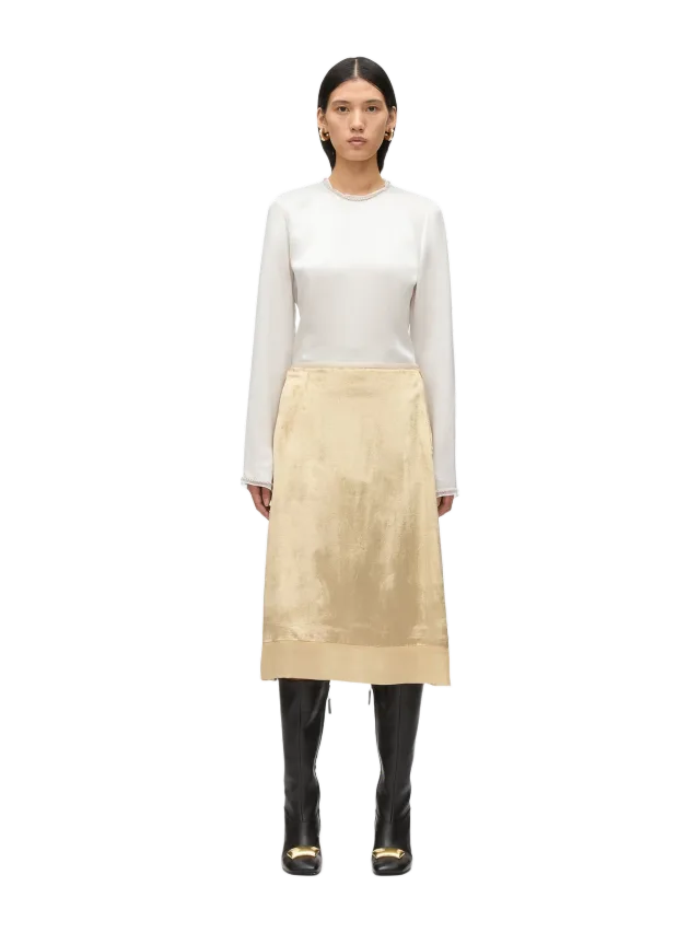 Phillip Lim Velvet Slip Skirt