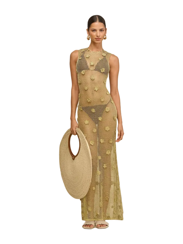 Cult Gaia VERMEER DRESS - GOLD
