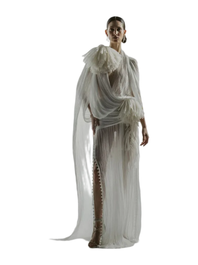 Kris Goyri Vestido Peonía