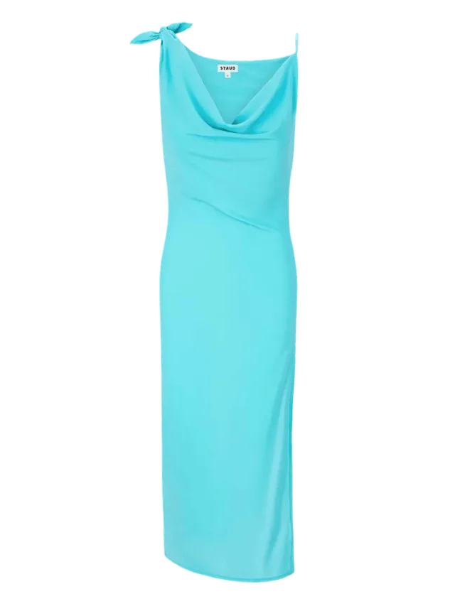Staud VIENNA COVERUP DRESS | TEAL