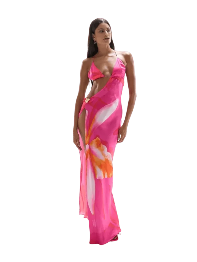 Cin Cin Villa Butterfly Maxi Dress - Wildflower