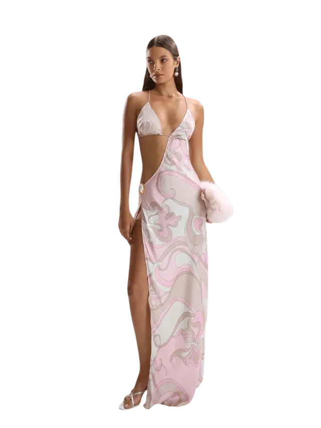 Cin Cin Villa Moonstone Dress - Deco Pink