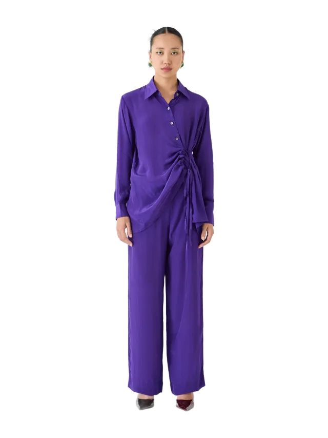 Studio Rigu VIOLET SHIRT & TROUSERS CO-ORD