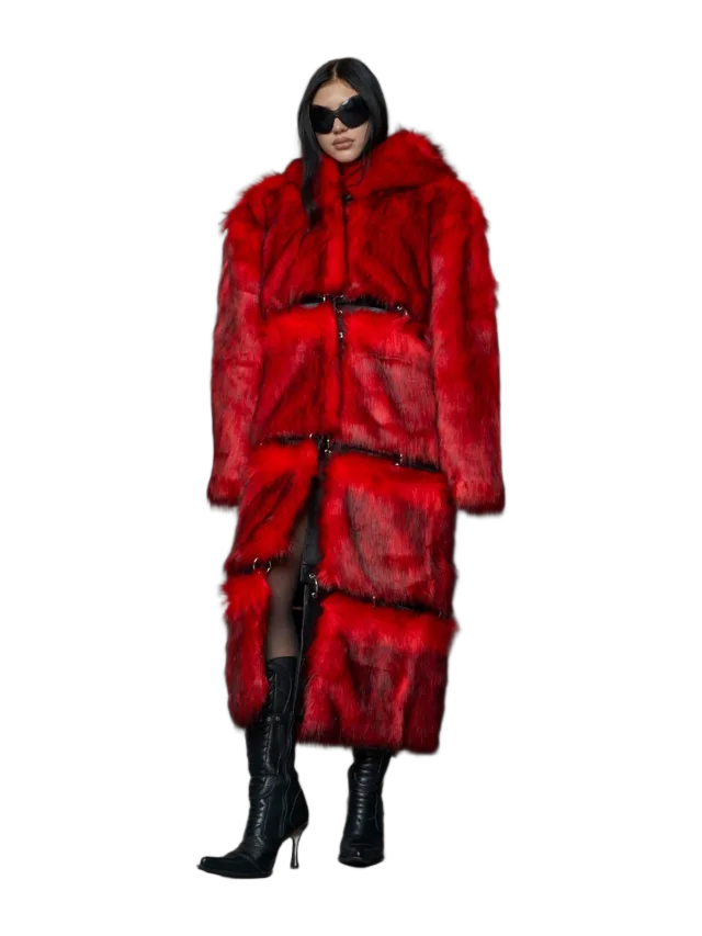 Namilia Vip Detachable Faux Fur Coat