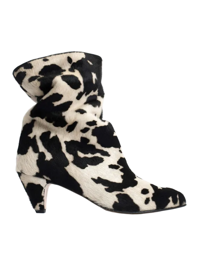 Anonymous Copenhagen Vully 50 stiletto Calf hair Holstein cow