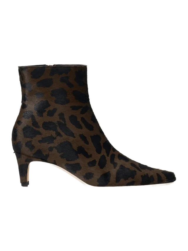 Staud WALLY ANKLE BOOT | LEOPARD
