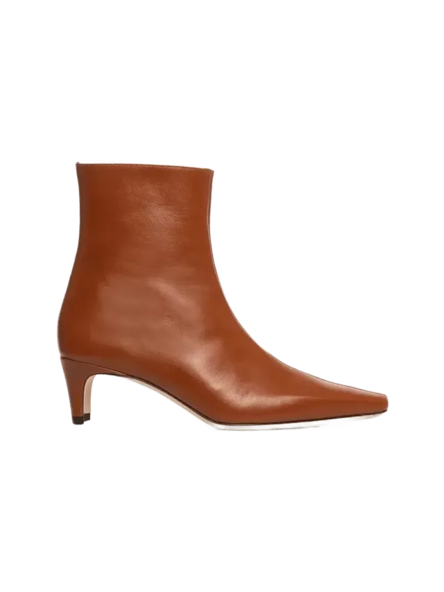 Staud WALLY ANKLE BOOT | TAN