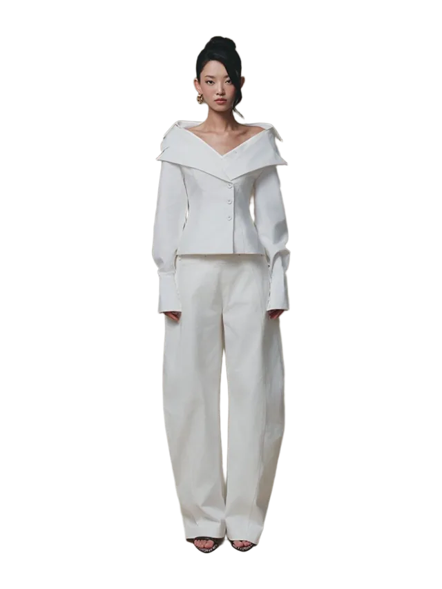 Keira Tong White Selena Shirt