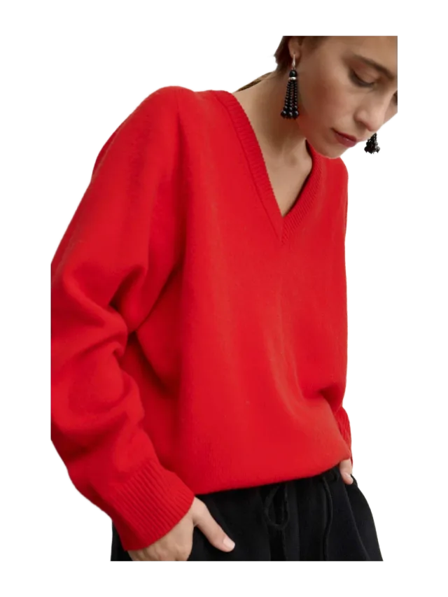 Almina Concept Wool V Neck Sweater