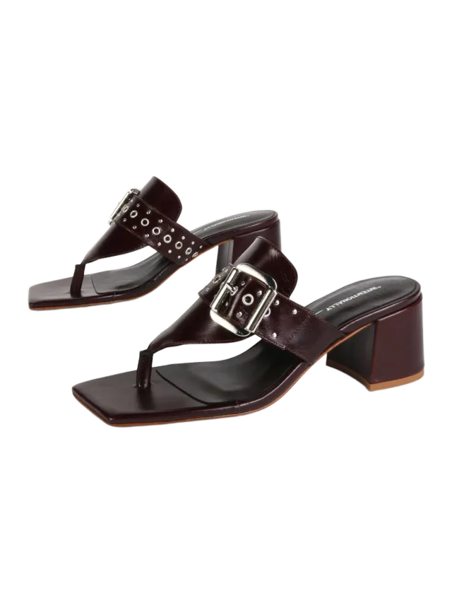 Intentionally Blank WYNONA THONG MULE HEEL