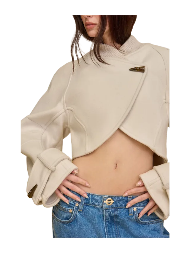 Cult Gaia YOKO JACKET - LIGHT BEACH