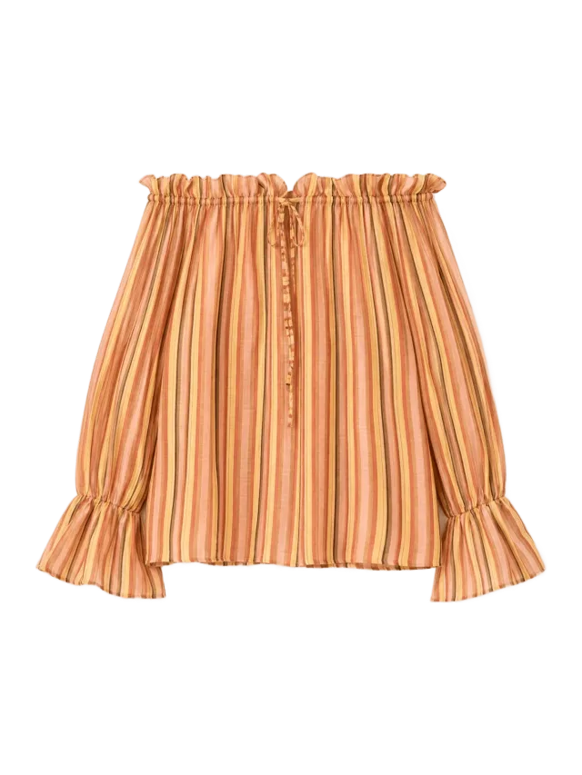 Carmen Says Zest Striped Blouse
