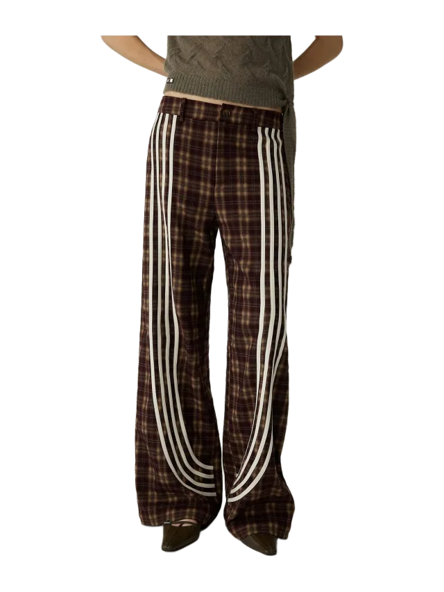 Laagam ZION BROWN SQUARED PANTS