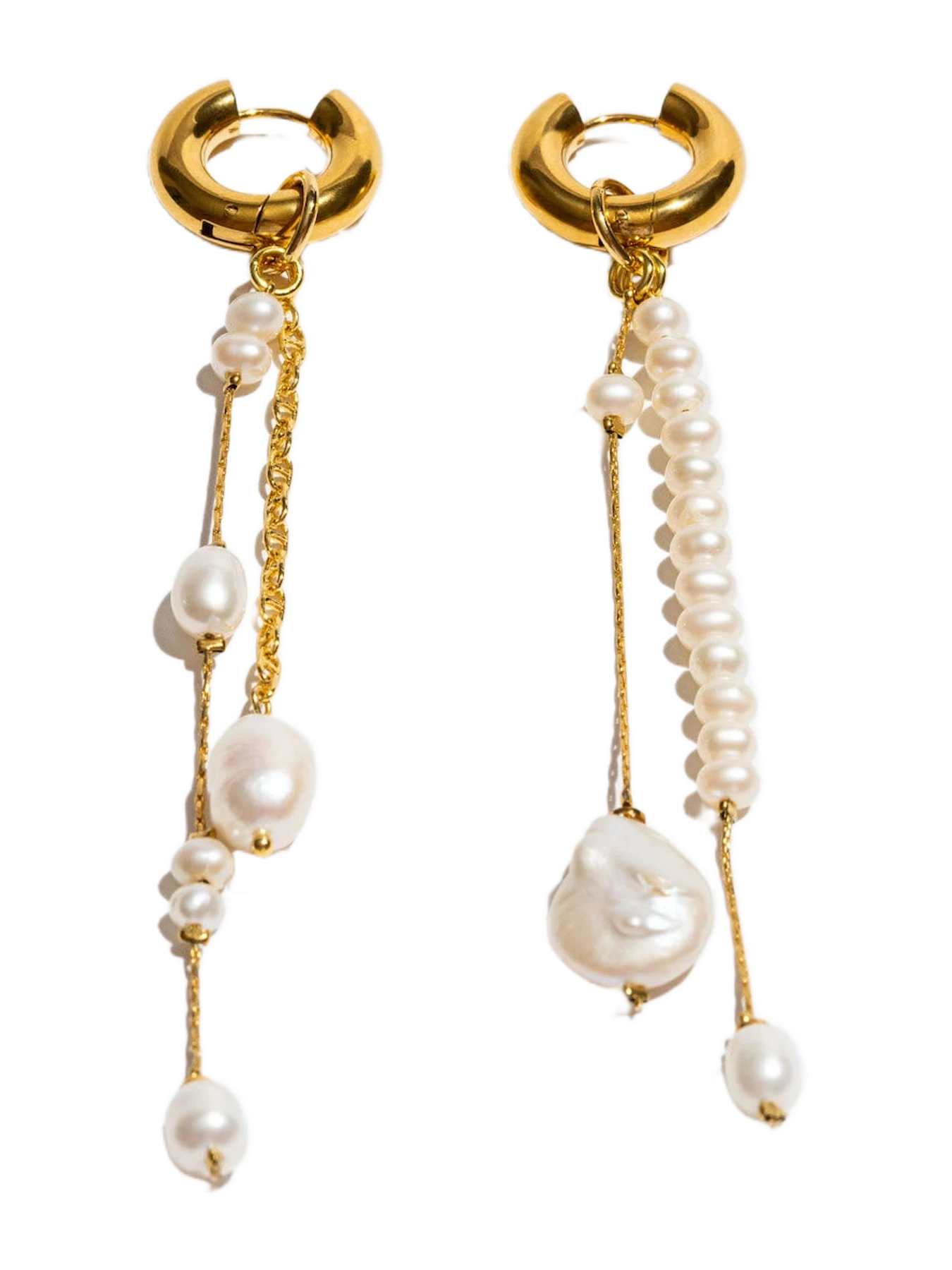 Mademoiselle Jules A Pearl Like Me Earrings - Gold