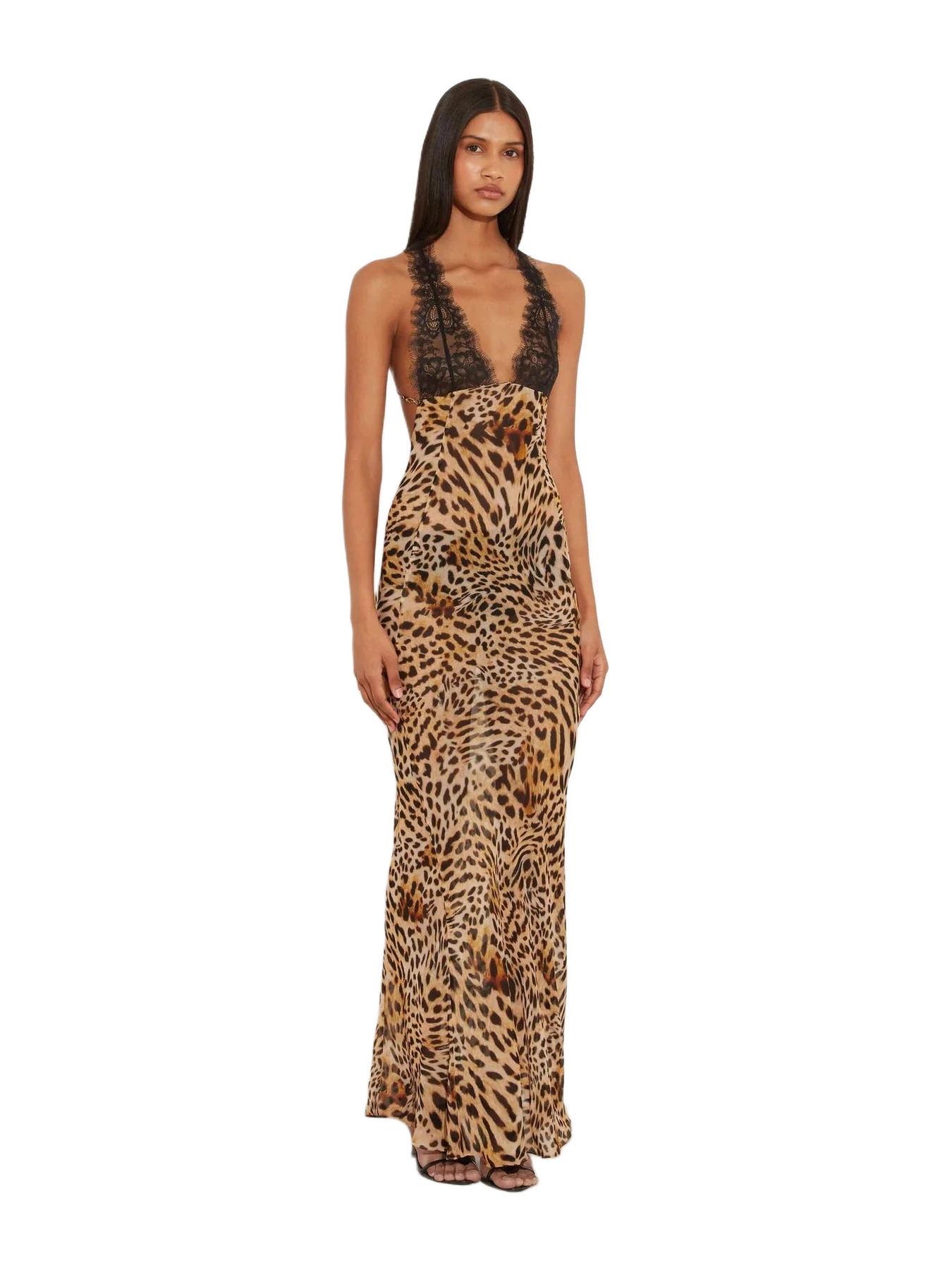 RAT & BOA Akima Leopard Slip Dress