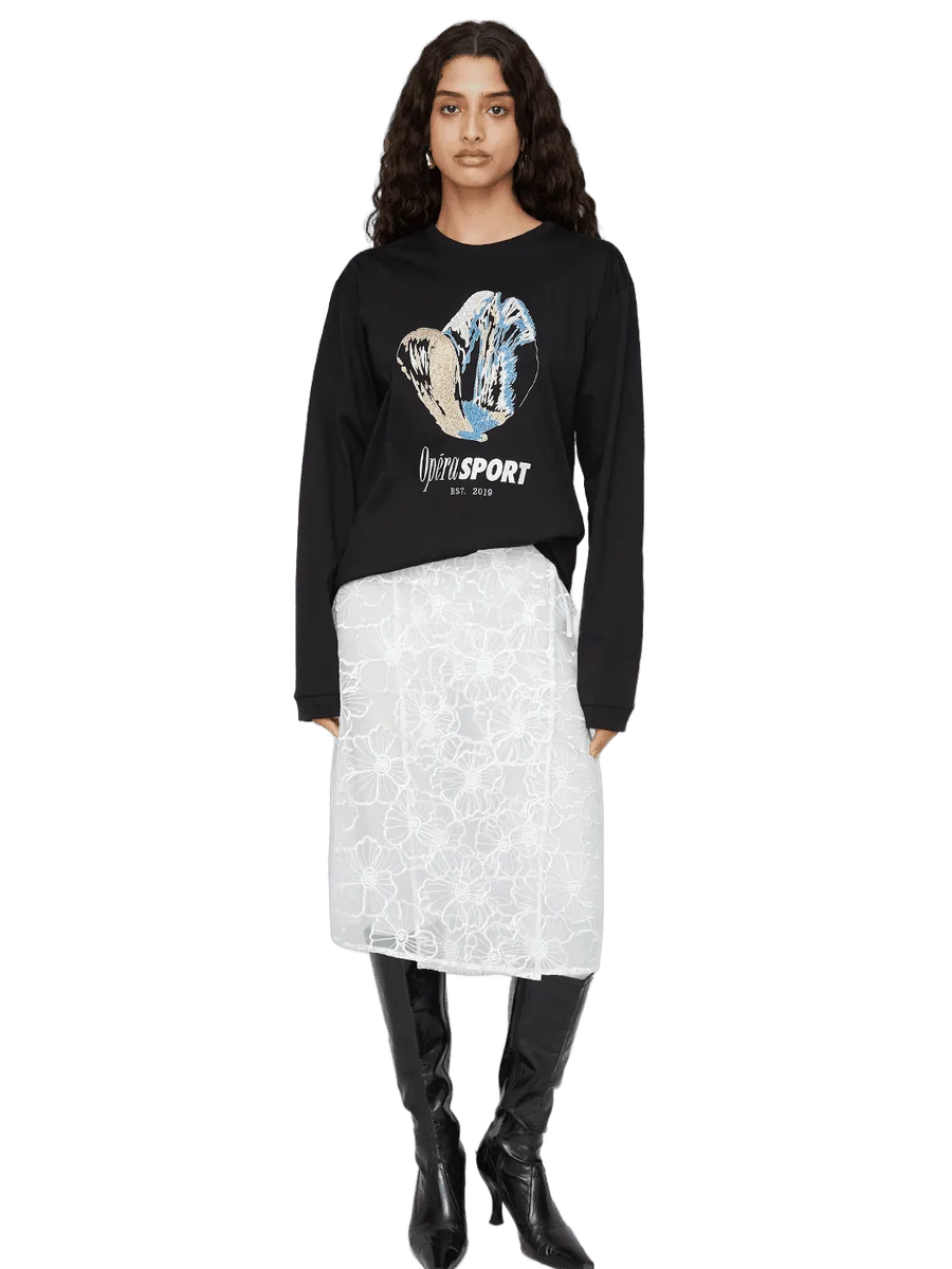OpéraSPORT ALBA LONG SKIRT - WHITE