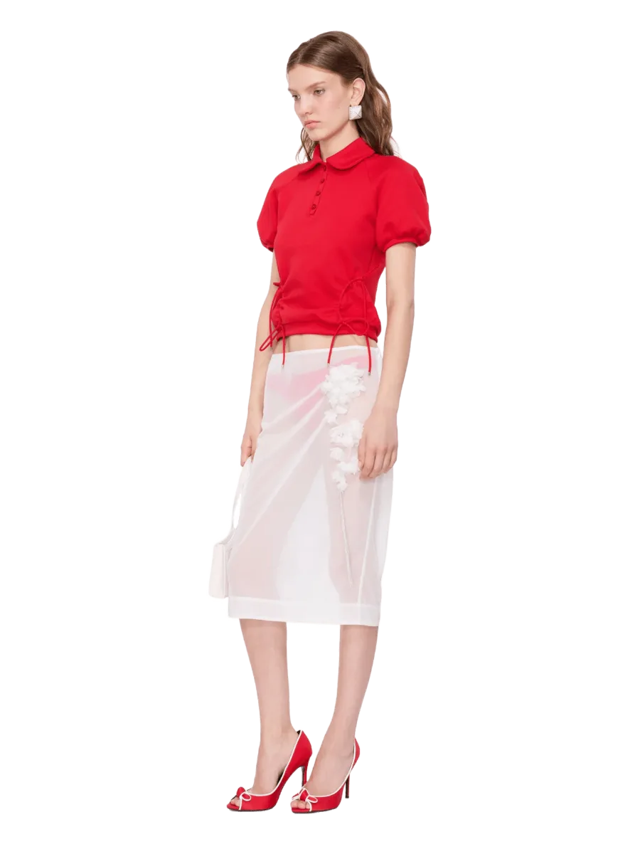Fancì Club Amanita Form Midi Skirt