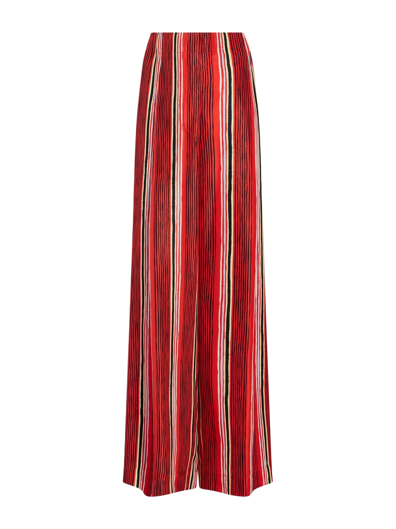 Proenza Schouler Amira Pant in Printed Silk Habotai