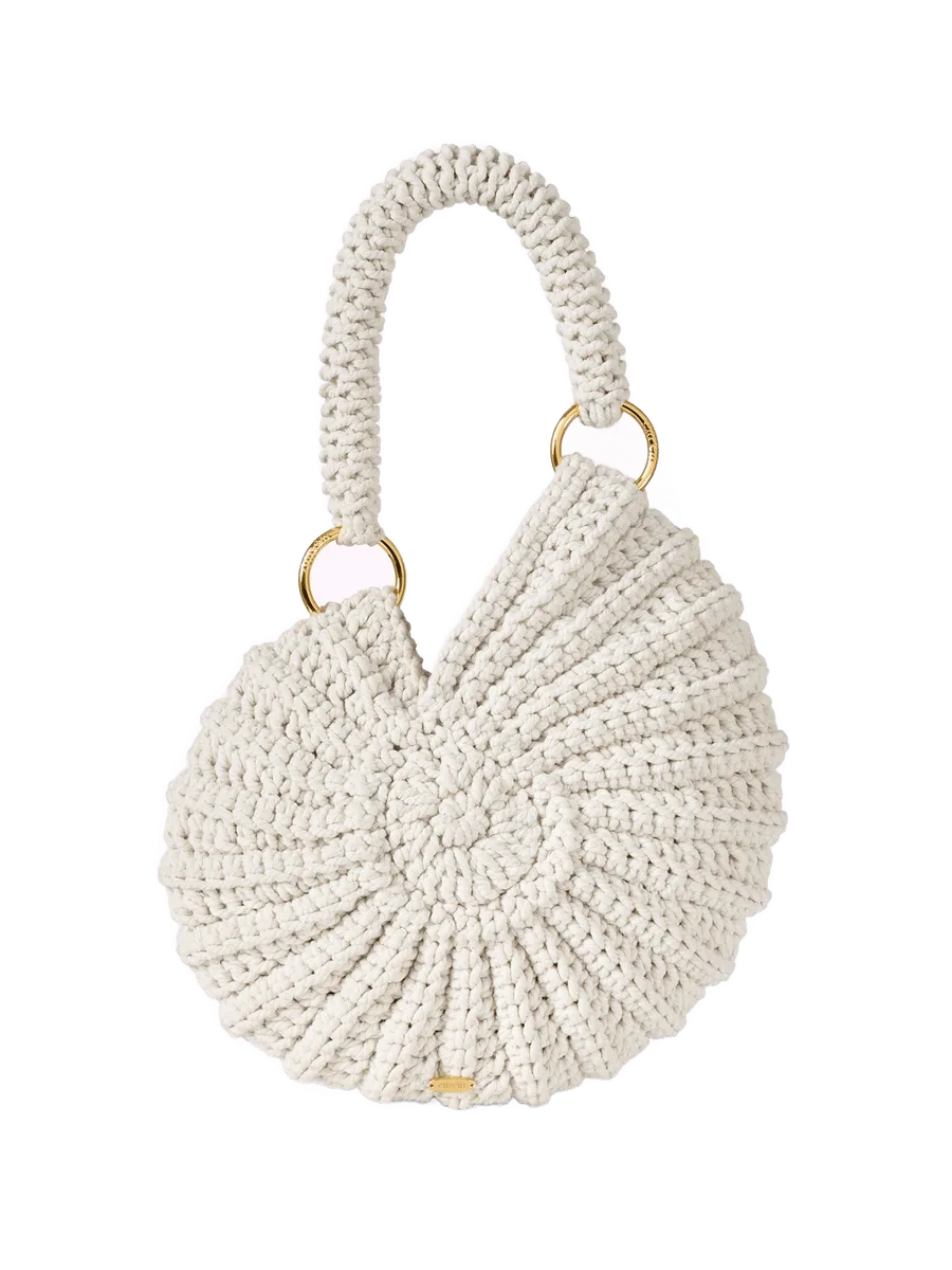 Cin Cin Ammonite Handbag - Pearl