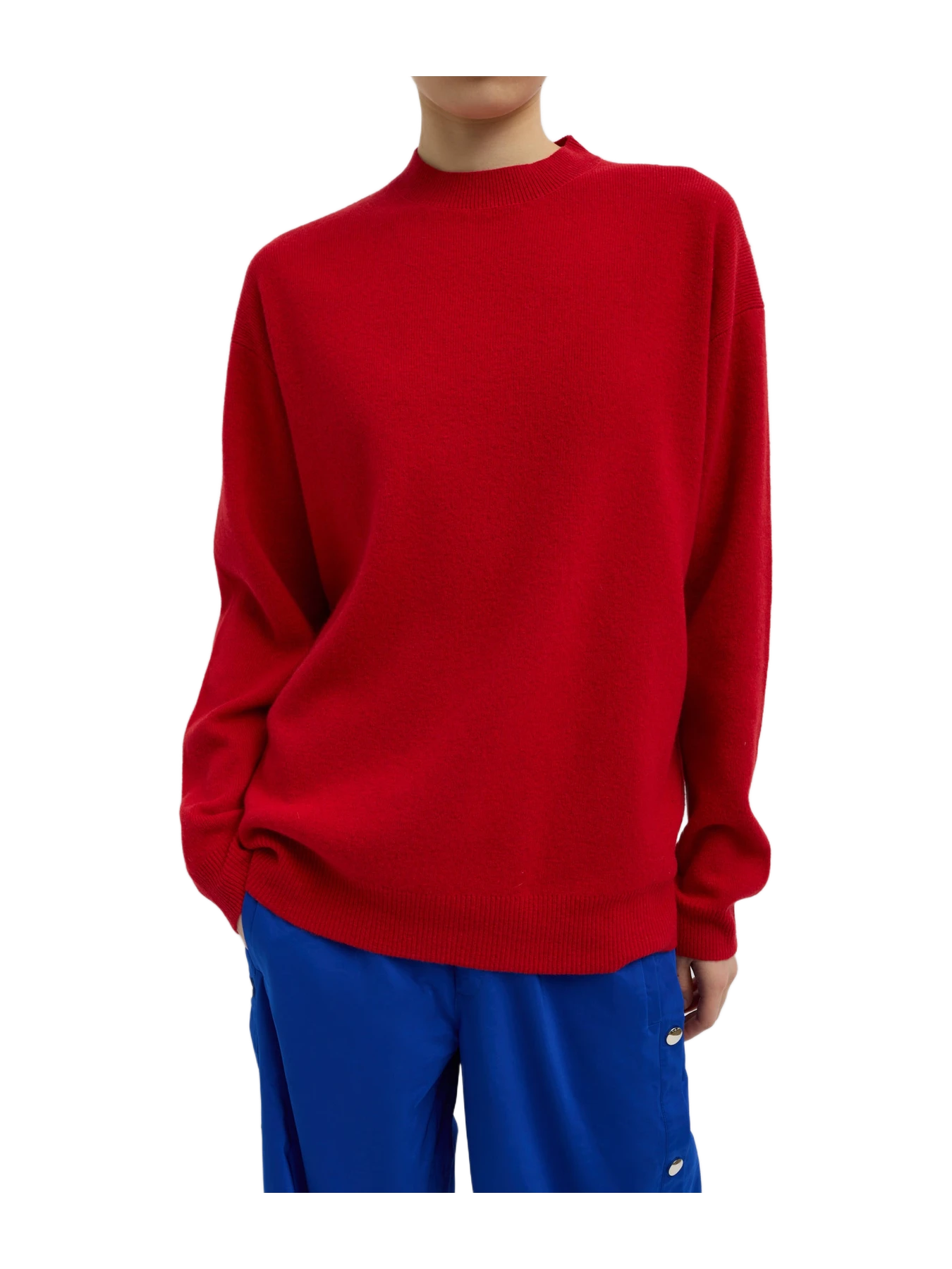Tibi Anna Merino Wool Cut Out Racerback Pullover